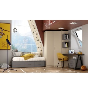 Dormitorio juvenil completo