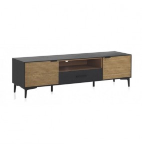 Mueble tv chapado en fresno