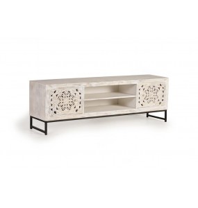 Mueble TV en madera de mango