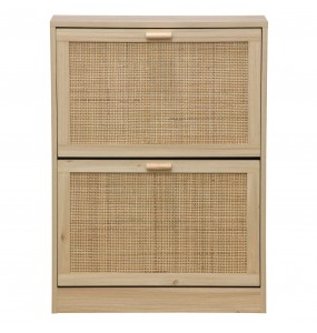 Zapatero de rattan