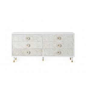 Cómoda de madera maciza de...