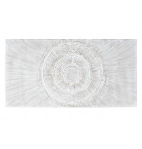 Cabecero circulo decapé blanco