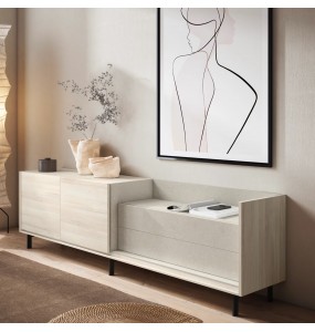 Mueble TV de Melamina con 2...