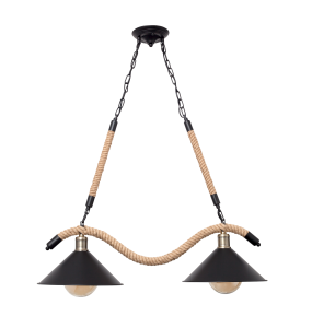 Colgante Soga 2 Luces